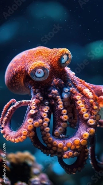 Obraz A marine conservation-themed celebration featuring diving tours and educational talks about ocean health