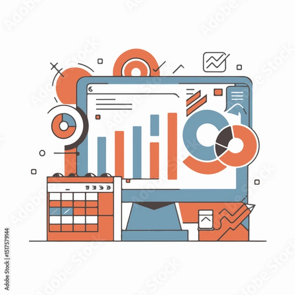 Obraz Infographic Elements Collection