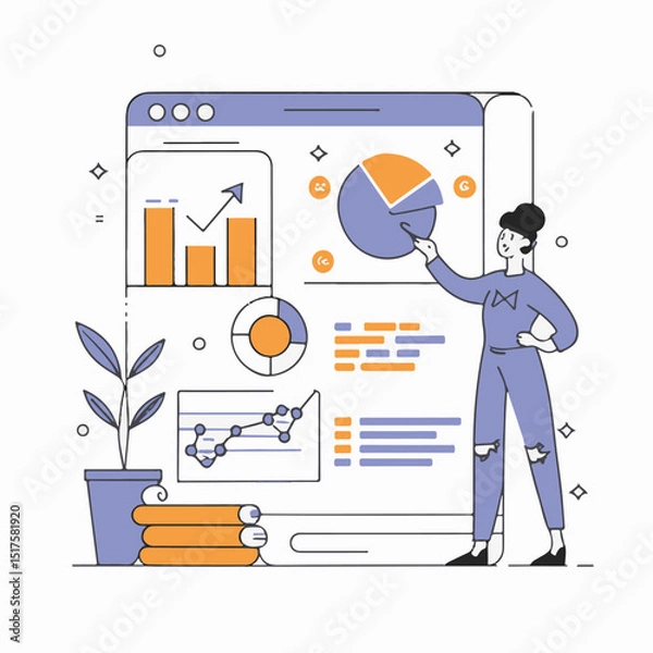 Obraz Corporate Infographic Layout