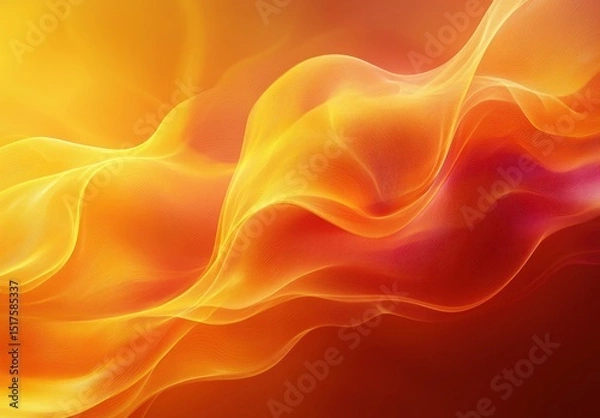 Obraz Dynamic abstract design featuring flowing, warm colors.