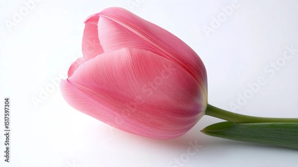 Fototapeta Set of different beautiful flowers on white background. Banner design