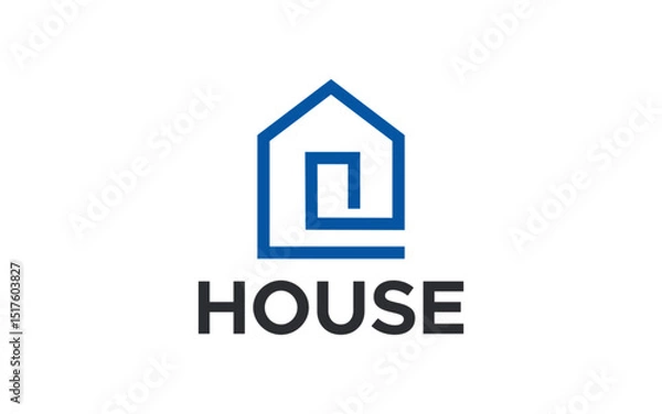 Obraz Real Estate Logo design. Construction Architecture Building Logo Design Template Element