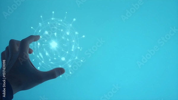 Obraz AI Image gen Human Touch Meets AI 