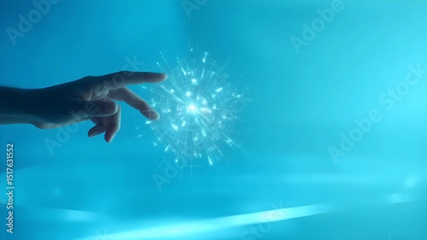 Obraz AI Image gen Human Touch Meets AI 