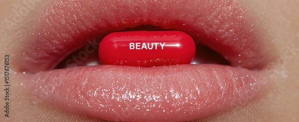 Obraz red pill, AI generated