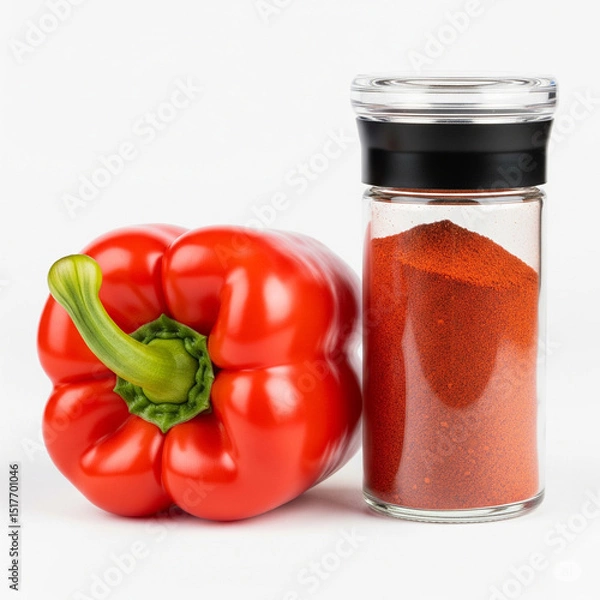 Obraz Red pepper, red pepper spice
