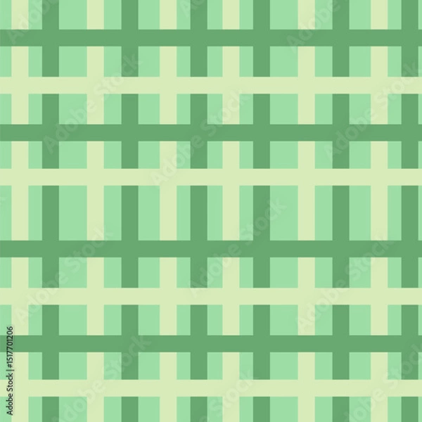 Obraz Seamless checkered pattern in green colors. Abstract vector background.