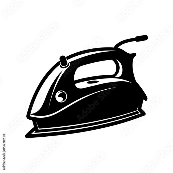 Fototapeta iron isolated silhouette vector art
