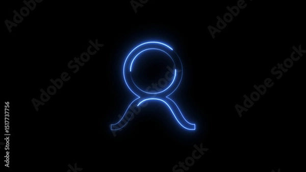 Obraz Abstract beautiful people icon illustration background. Man icon background