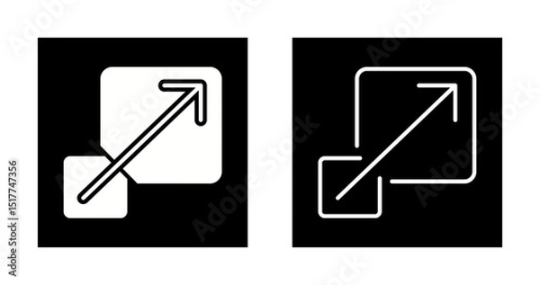 Fototapeta Scalability Vector Icon