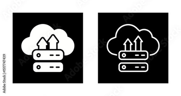 Fototapeta Big Data Analytics Vector Icon