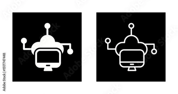 Fototapeta Edge Computing Vector Icon