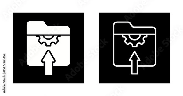 Fototapeta Upload Vector Icon