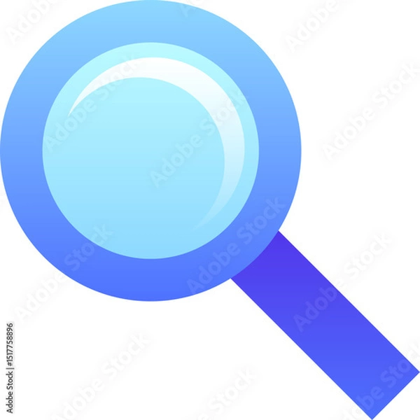 Obraz Magnifying glass icon