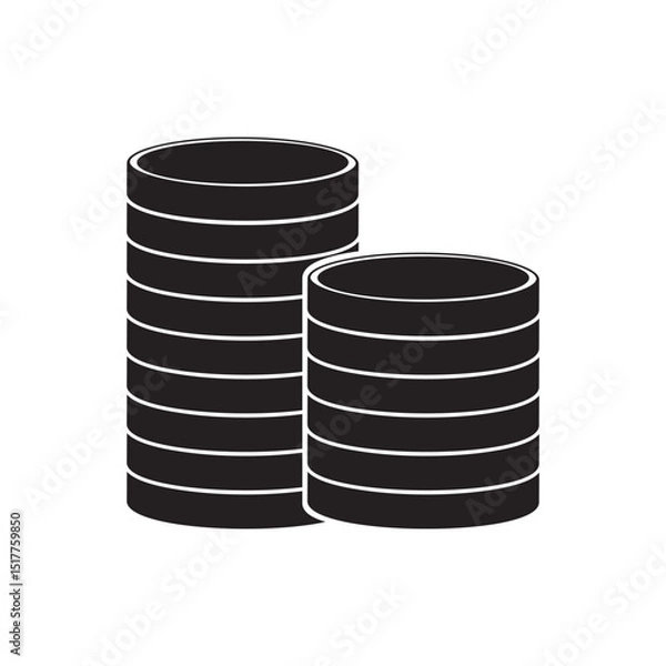Obraz coin stack icon