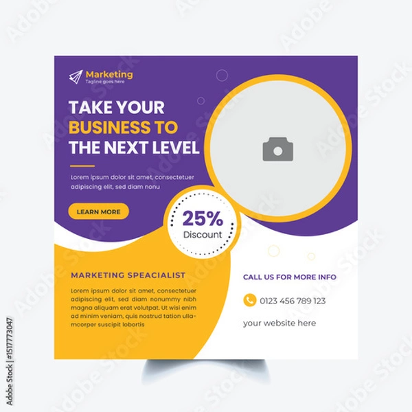 Obraz Corporate Social Media Post Design