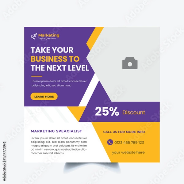 Obraz Corporate Social Media Post Design