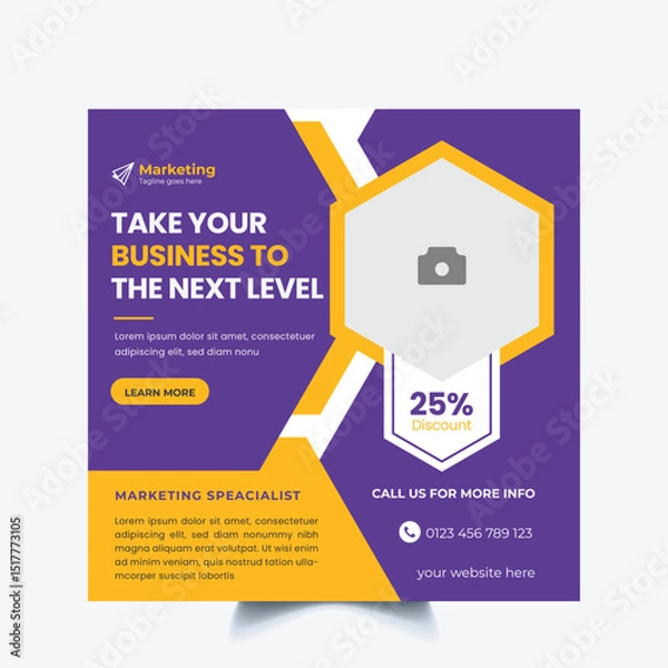 Obraz Corporate Social Media Post Design