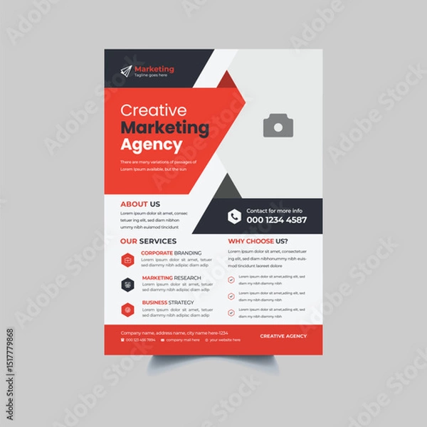 Obraz Corporate Flyer