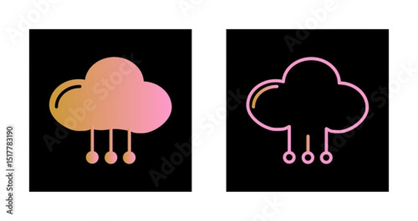 Obraz Cloud Computing Icon Design