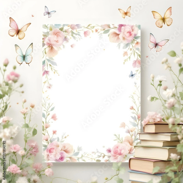 Fototapeta hand-drawn notepad paper