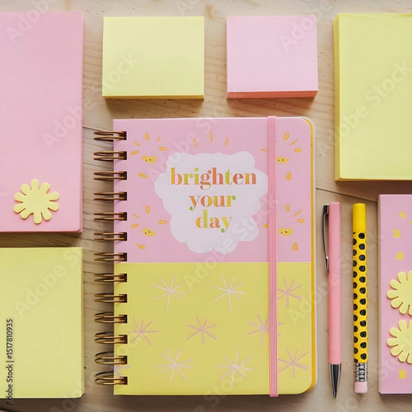 Fototapeta hand-drawn notepad paper