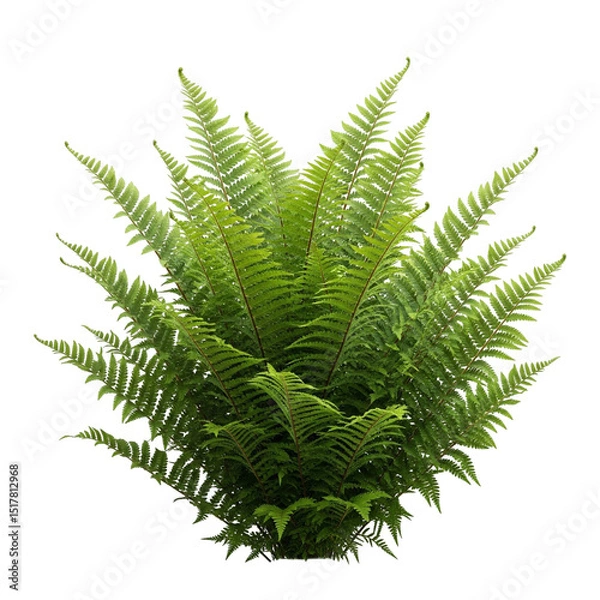 Obraz fern leaf isolated on white