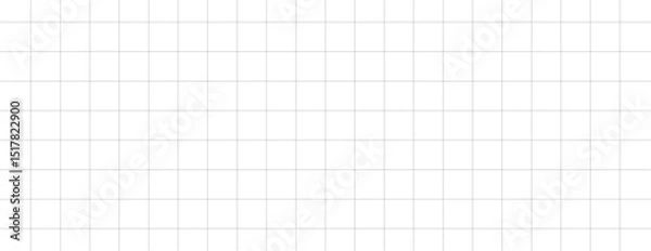 Fototapeta Simple Grid Line Background, Clean Geometric Square Mesh Pattern for Digital and Print Design
