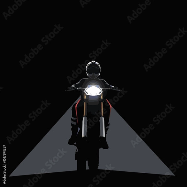 Fototapeta motocross vector art