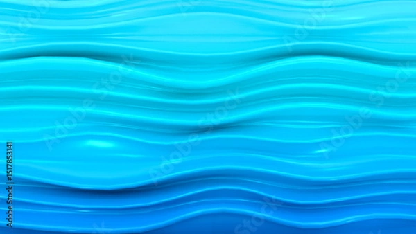 Obraz blue wave background