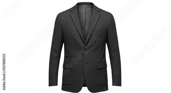 Obraz Isolated Black Suit Jacket
