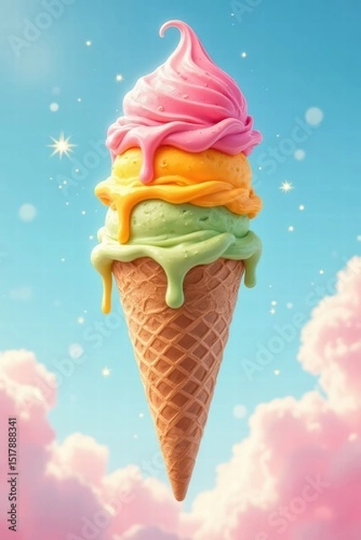 Obraz ice cream cone