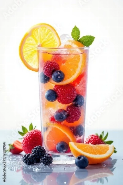 Obraz cocktail with fruits