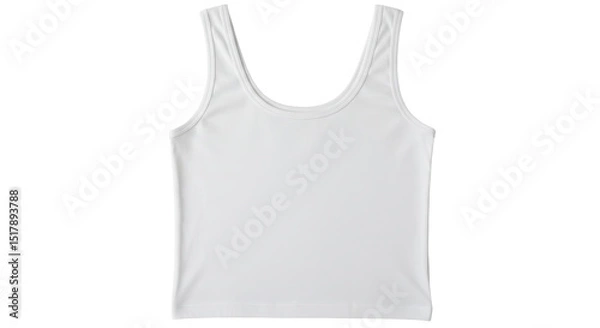 Obraz Isolated White Tank Top