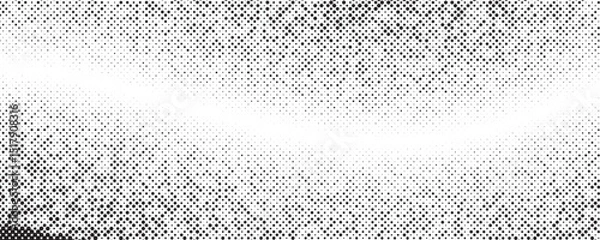Fototapeta Half tone dots gradient background. Halftone faded gradient texture.