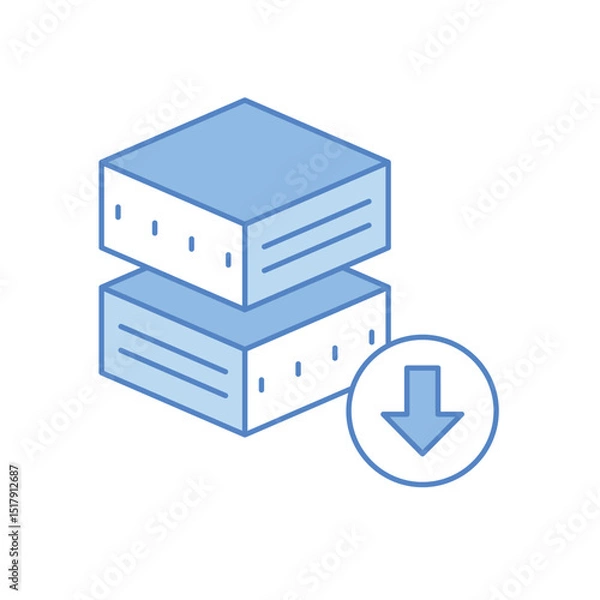 Obraz Data Download Vector icon