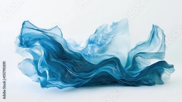 Fototapeta Abstract Colorful Wave Design on Black Background ,Abstract Waves of Vibrant Blue, Cyan, Red, and Orange Flowing Against a Dark Background