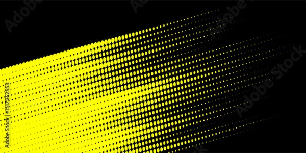 Obraz Black New Halftone Background Design