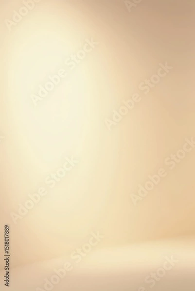 Fototapeta Soft ambient light illuminates a smooth surface in a minimalistic indoor space during the early morning