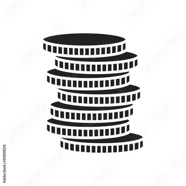 Obraz coin stack icon