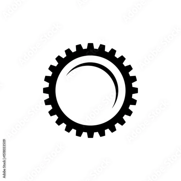 Fototapeta gear logo
