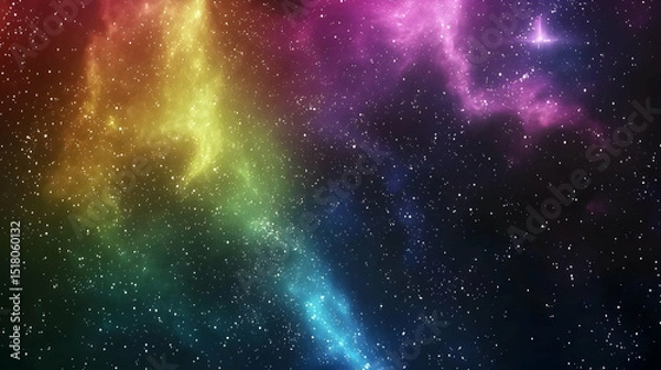 Obraz Colorful Nebula Space Background