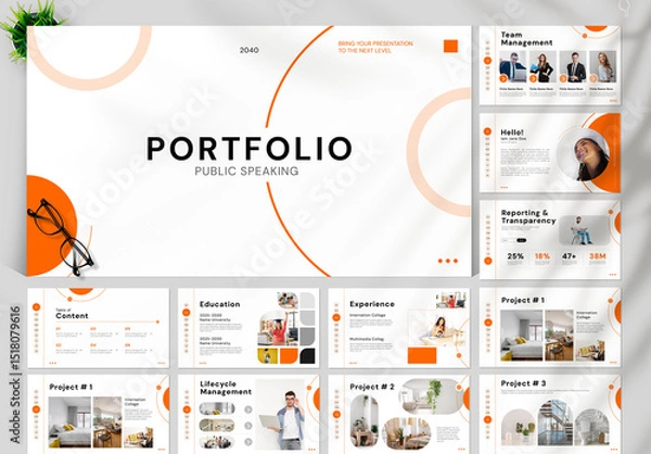 Obraz Modern Portfolio Presentation Template