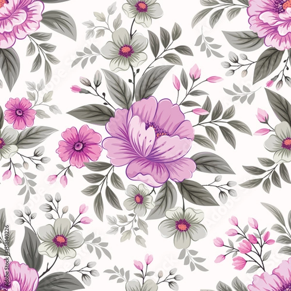 Fototapeta Flowers pattern1503