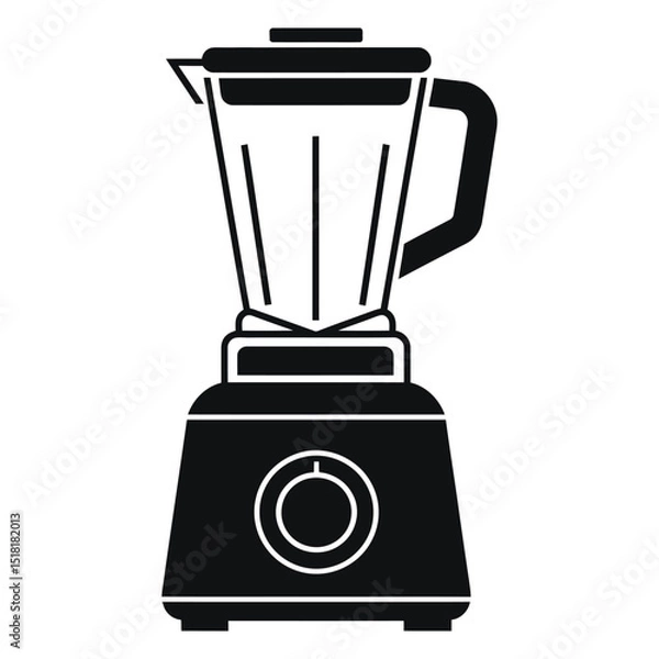 Obraz A classic, black and white graphic of a blender.