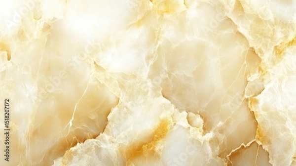 Fototapeta Polished onyx marble surface, high-resolution detail, Generative Ai