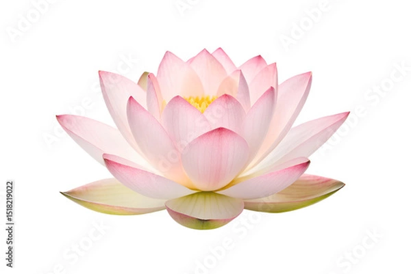Fototapeta Serene Pink Lotus Flower A Symbol of Purity, Peace, and Enlightenment