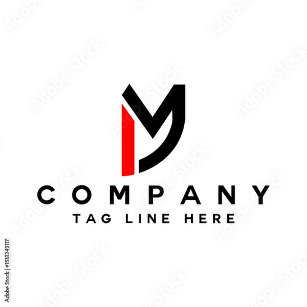 Obraz Unique M Monogram Logos for Your Business