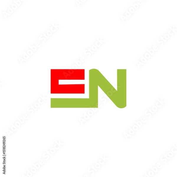 Obraz Unique EN Monogram Logos for Your Business
