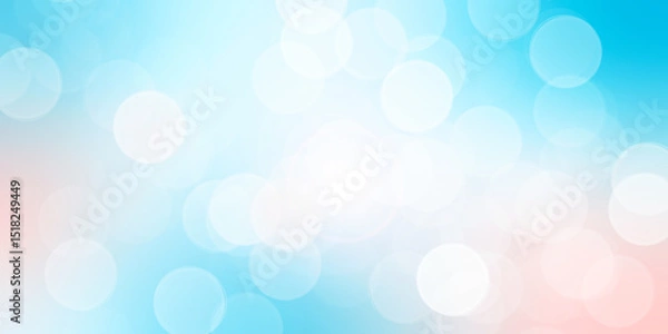 Fototapeta Gradient blue abstract background blur